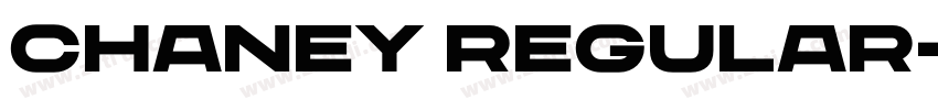 CHANEY Regular字体转换